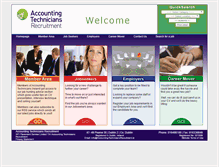 Tablet Screenshot of accountingtechniciansrecruitment.ie
